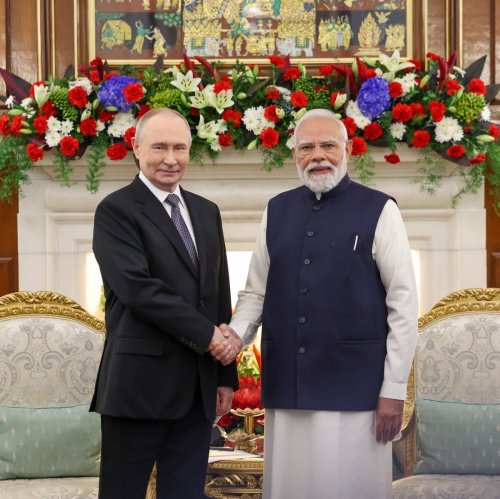 ചരിത്ര വിജയമായ പുടിന്റെ  ഇന്ത്യ സന്ദർശനം    Putin's historic visit to India पुतिन का ऐतिहासिक भारत दौरा